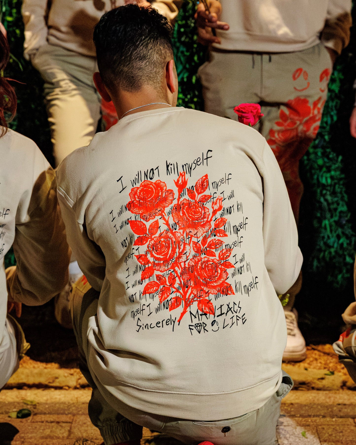 ANTI SUICIDE NOTE SWEATER