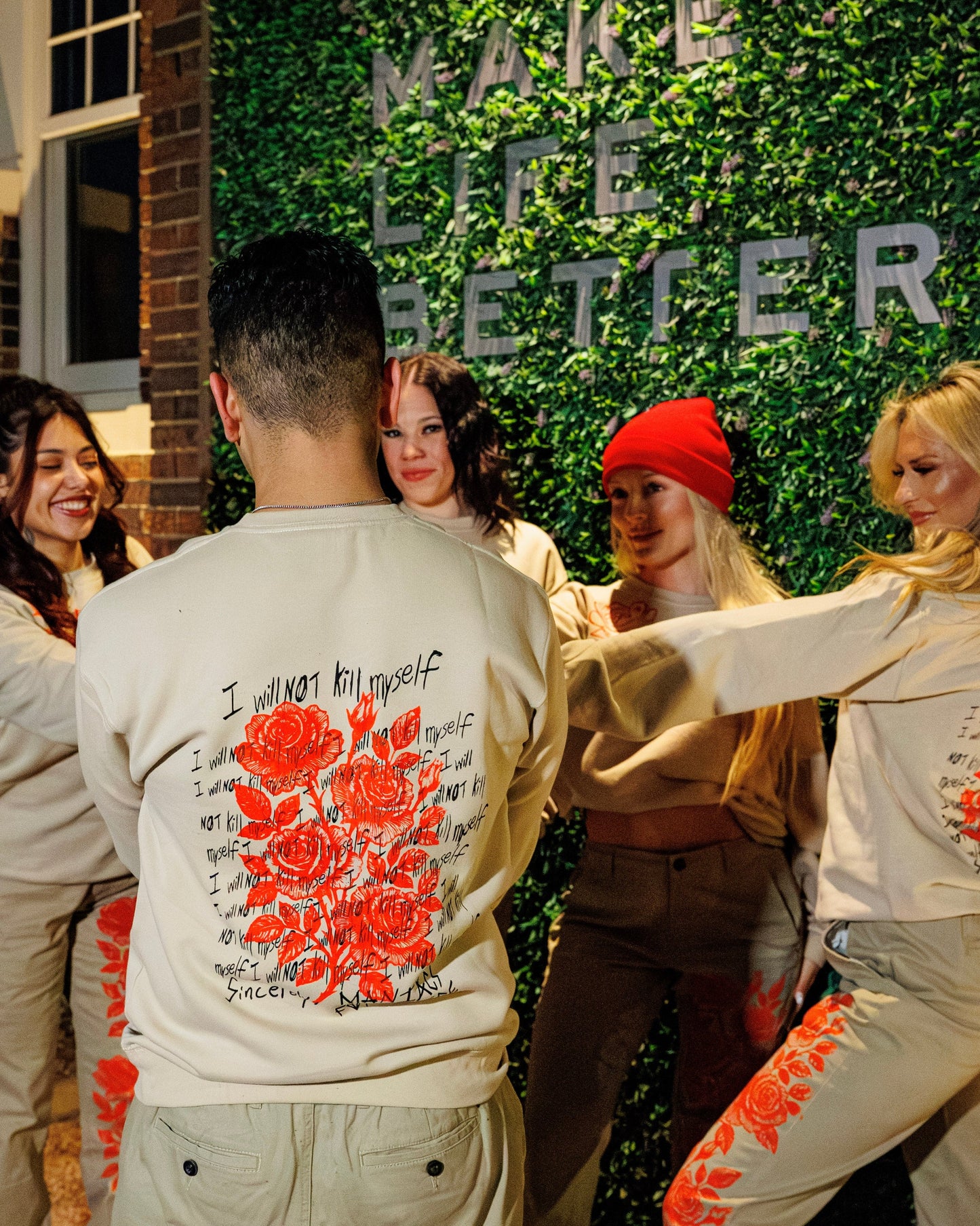 ANTI SUICIDE NOTE SWEATER