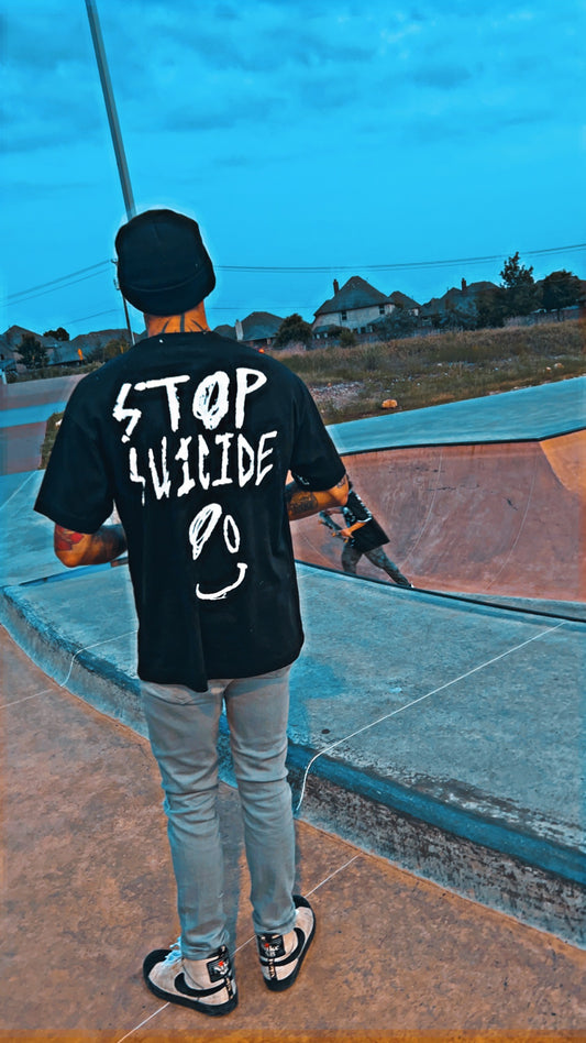 STOP SUICIDE SMILE T-SHIRT