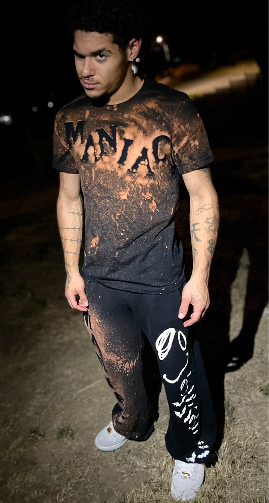 MANIAC ACID WASH T-SHIRT