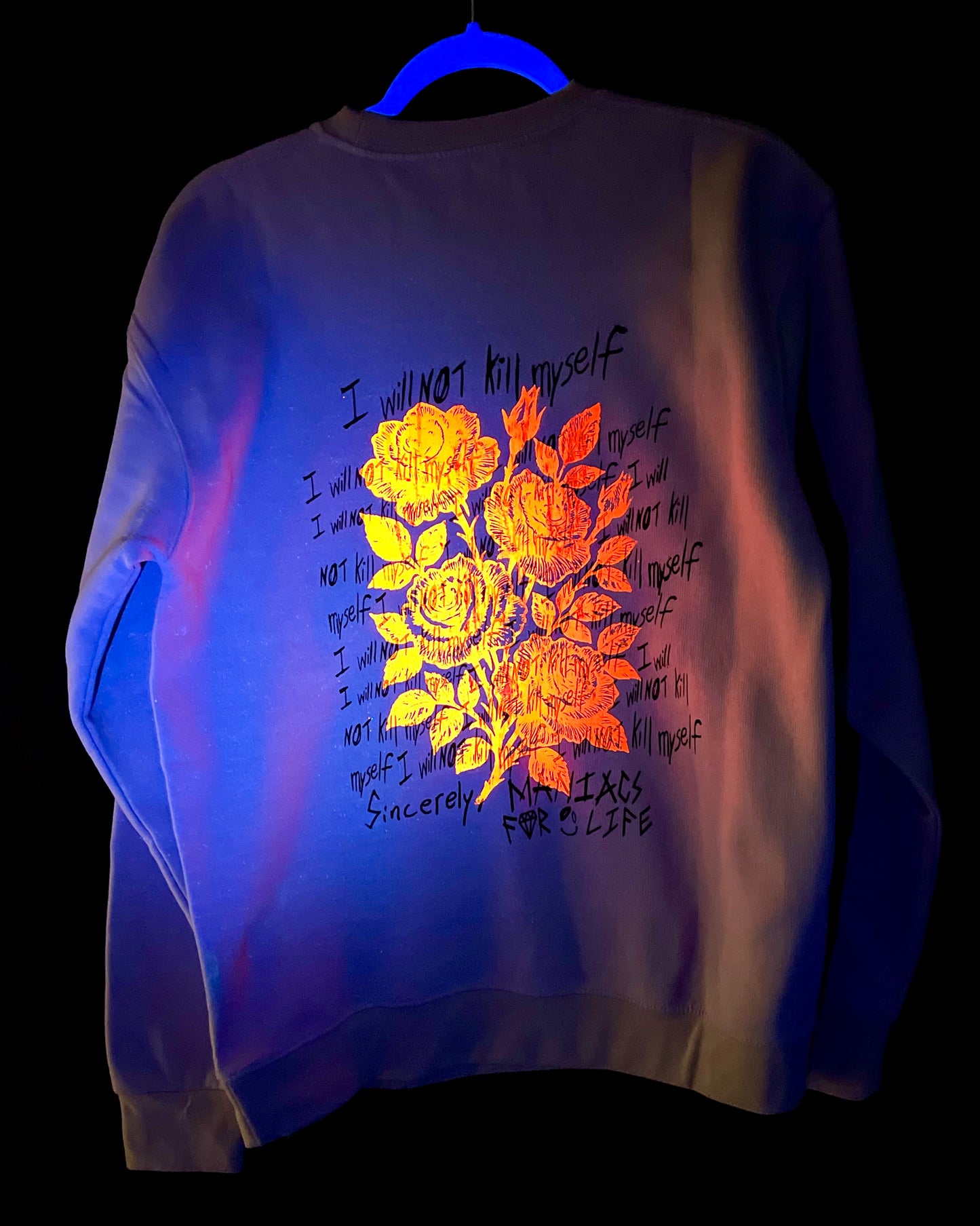 ANTI SUICIDE NOTE SWEATER
